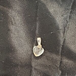 Elegant Silver Heart Charm